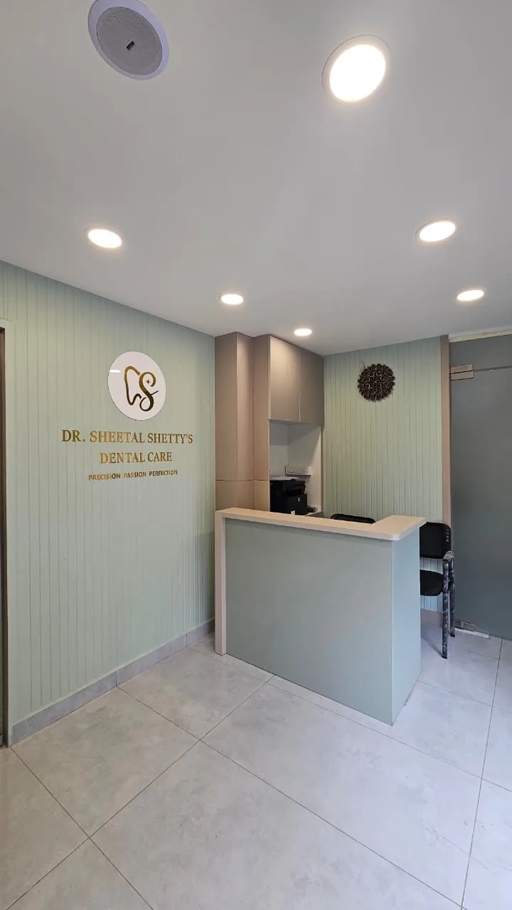 Reception of Dr. Sheetal Shetty’s Dental Care